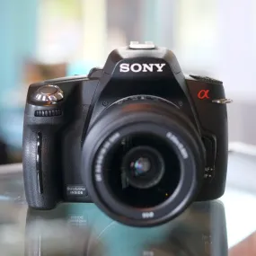 Sony A390 with 18-55mm f3.5-5.6 SAM
