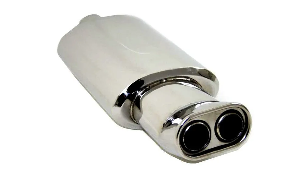 Stainless Steel Rear Silencer 21 Inch Long with a 5 Inch Wide Pipe