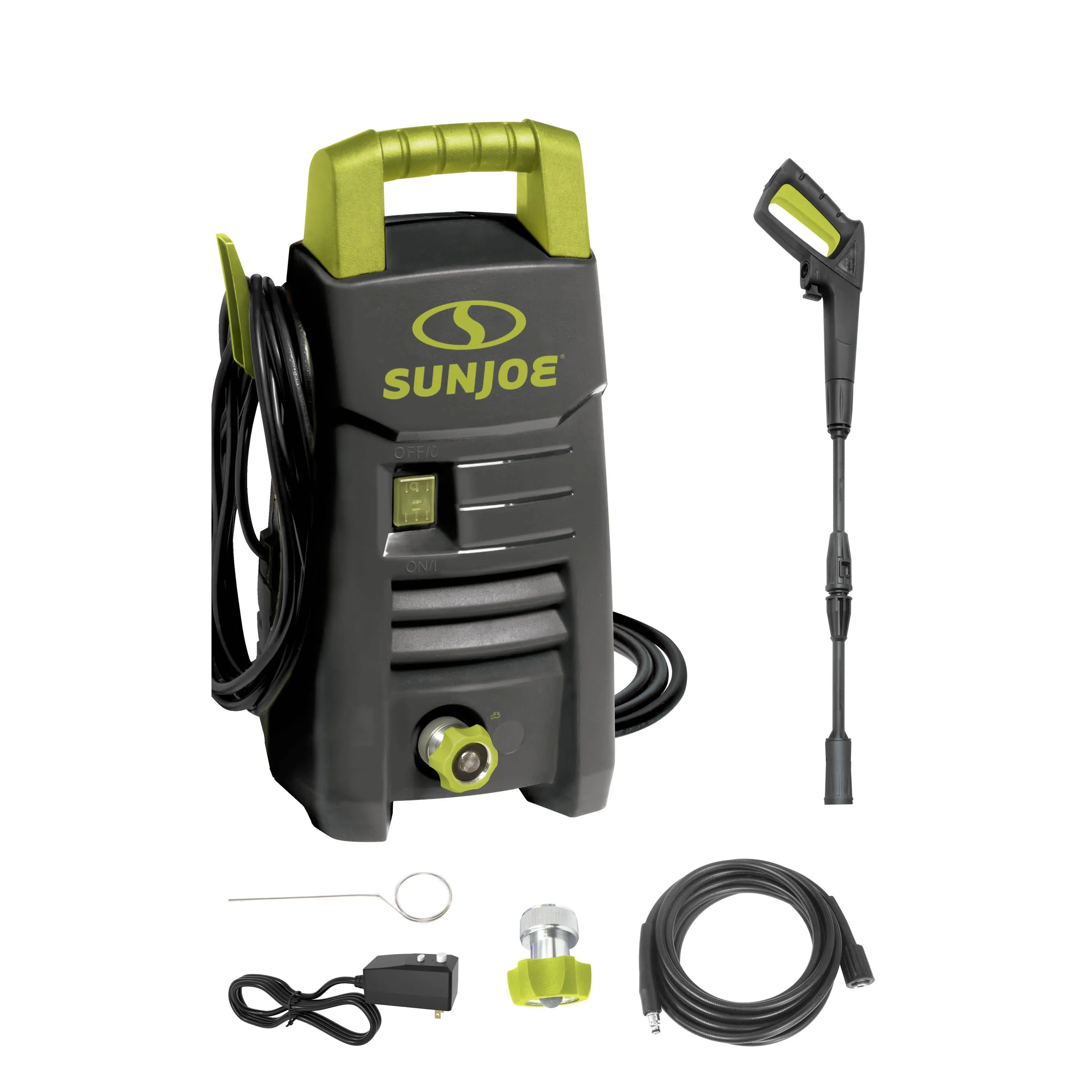 Sun Joe SPX205E-XT Electric Pressure Washer | Adjustable Spray Wand | Easy Carry Handle