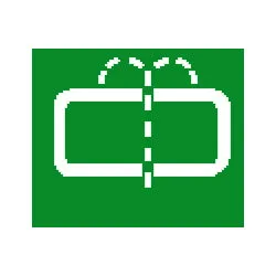 Switch Lens Bottom Green Rear Window Washer Pk1