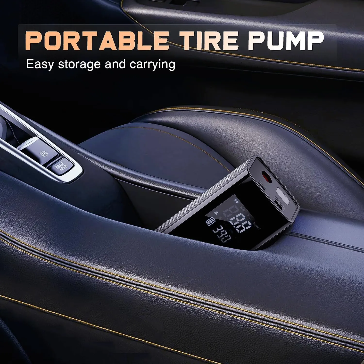 Tire Inflator Air Compressor Pump Cordless Battery Powered