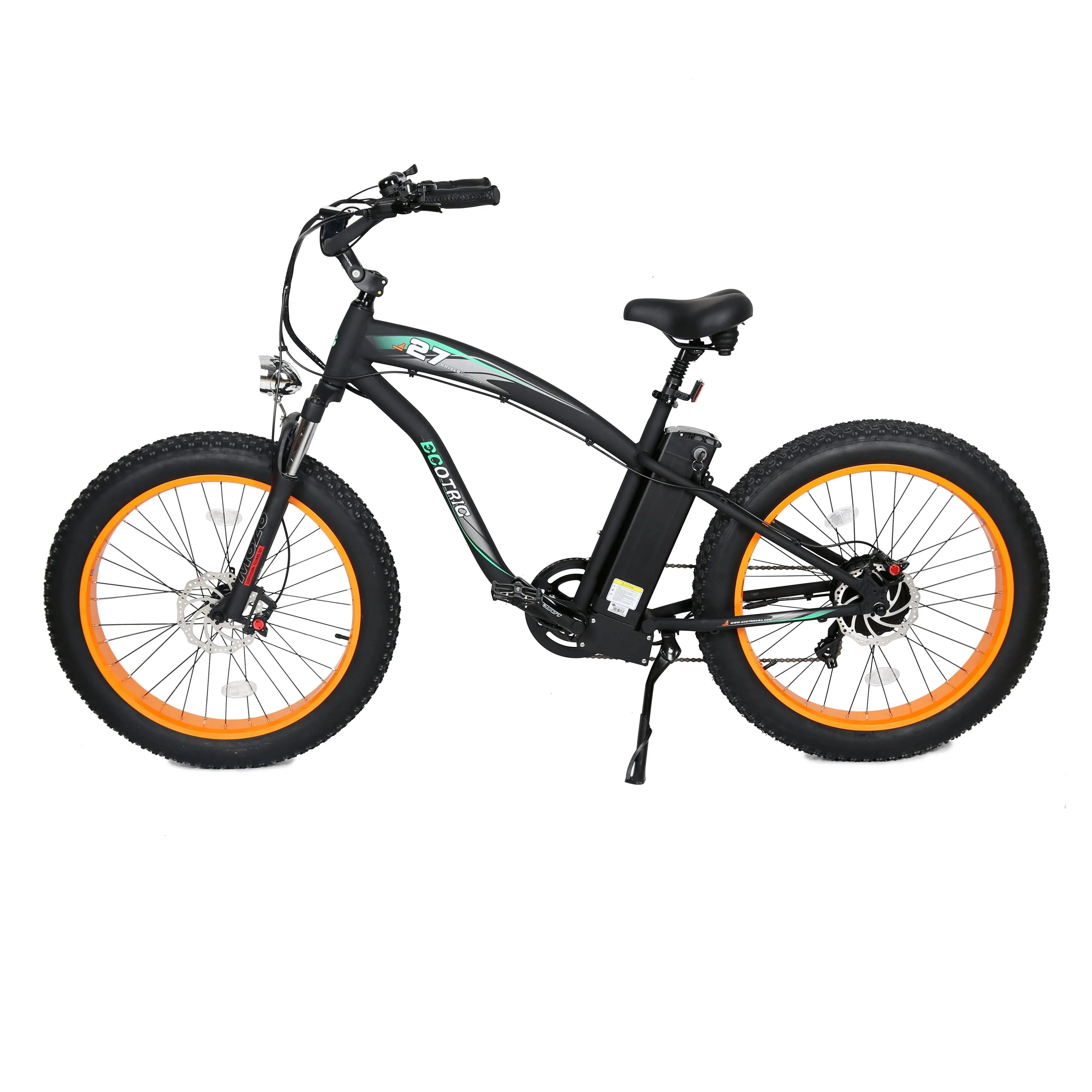 UL Certified-Ecotric Hammer Electric Fat Tire Beach Snow Electric Bike