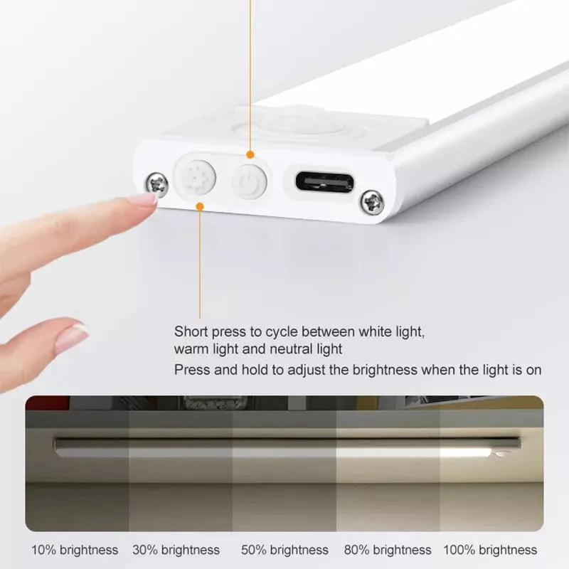 Ultra Slim LED Motion Sensor Light: Stylish Illumination for Wardrobe & Home