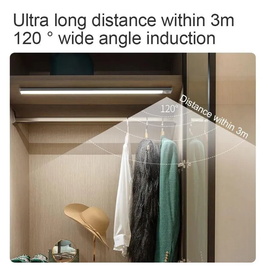 Ultra Slim LED Motion Sensor Light: Stylish Illumination for Wardrobe & Home