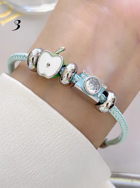 Y2K Mini Camera Necklace Bracelet