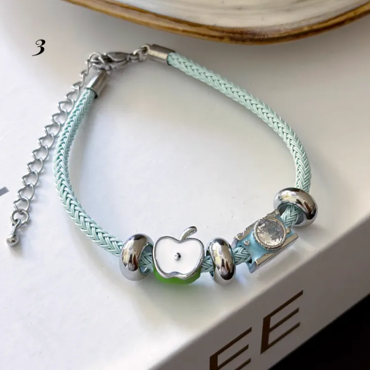 Y2K Mini Camera Necklace Bracelet