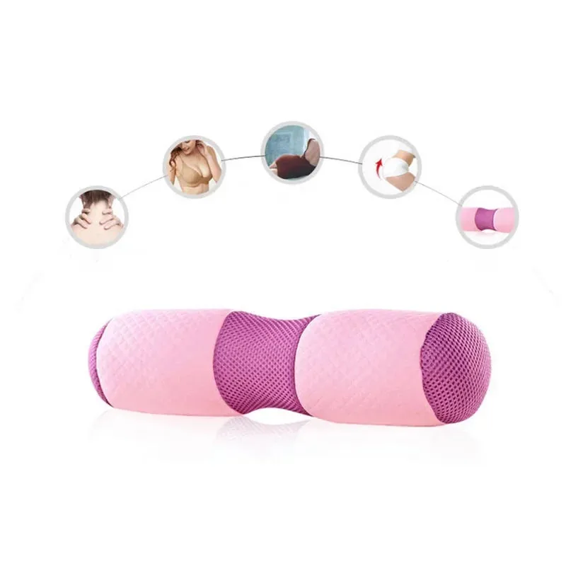Yoga Column Foam Rollers Block Waist Pillow Fitness